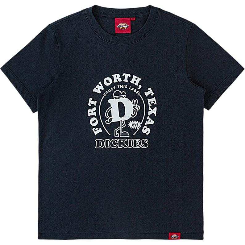 Dickies T Shirts Women's Crew Neck Moderate Straight Fit