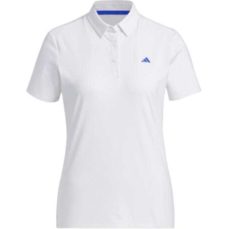 Adidas Adidas Polo Shirts Women's White Polo Collar Moderate Straight Fit