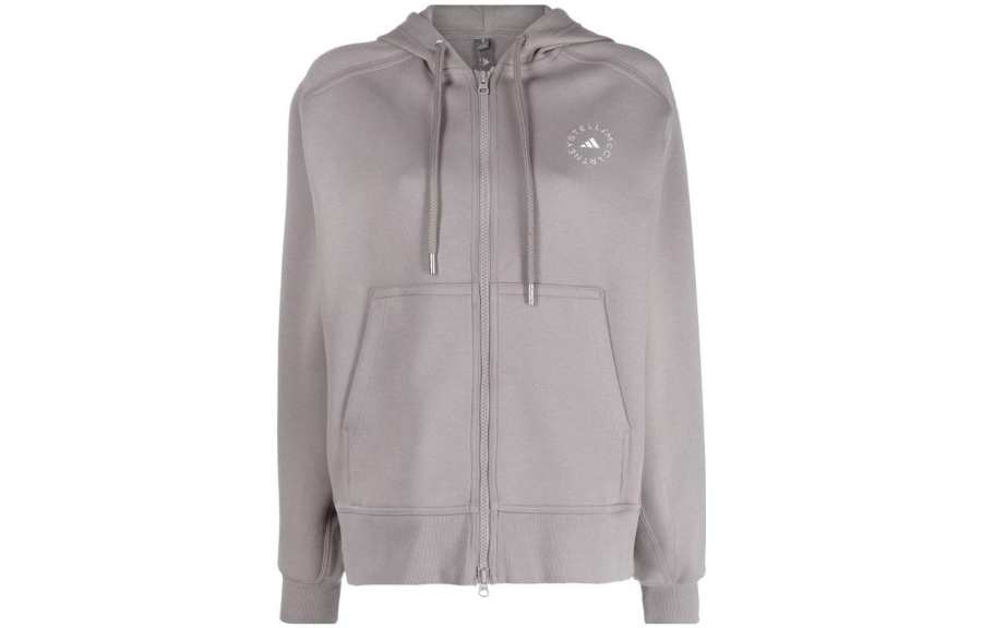 Adidas Adidas Sweatshirts Women's Gray Hooded Moderate Other