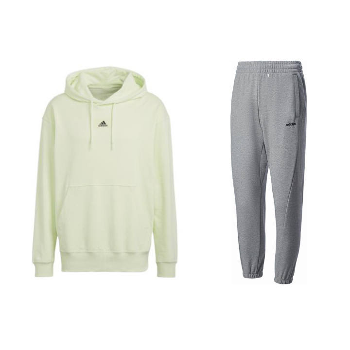 Adidas Adidas Sweatshirt Sets Men's Hooded Moderate