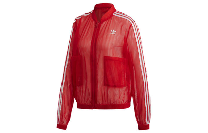 Adidas Adidas Jackets Women's Red Baseball Collar Moderate