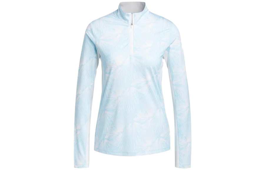 Adidas Adidas Polo Shirts Women's Light Blue Moderate Straight Fit