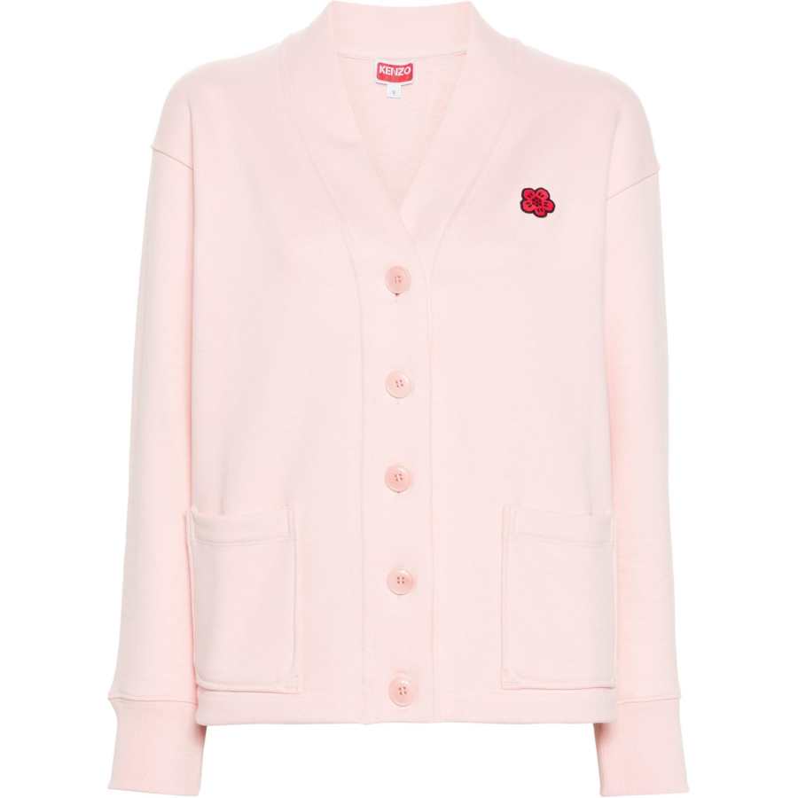KENZO KENZO Boke Flower V-Neck Buttoned Cardigan