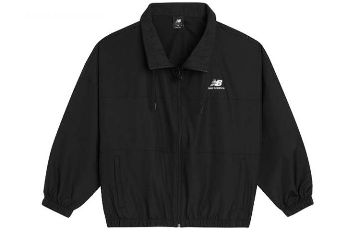 New Balance New Balance Jackets Women's Black Lapel Moderate Hard Shell