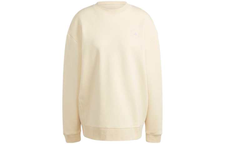 Adidas Adidas Sweatshirts Women's Beige Crew Neck Moderate Regular