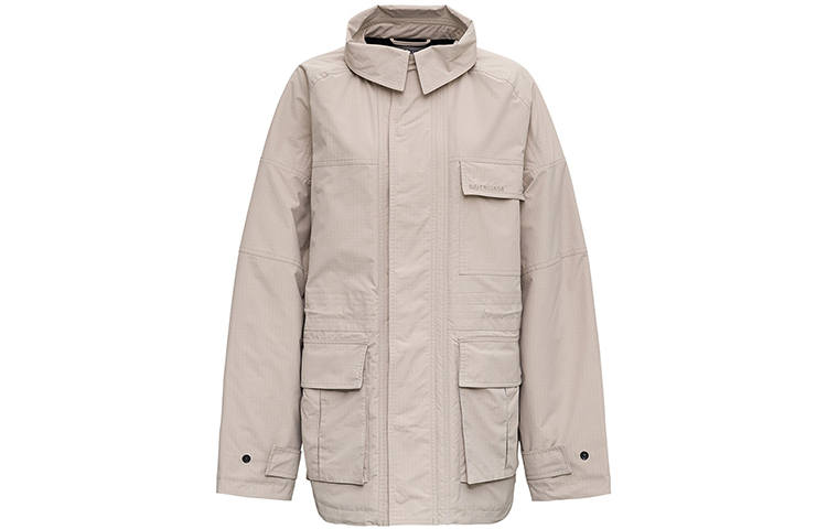 Balenciaga Jackets Women's Beige Lapel Moderate Other