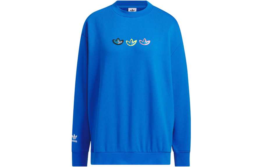 Adidas Originals Valentine's Day Sweatshirt Women's Bird Feather Blue