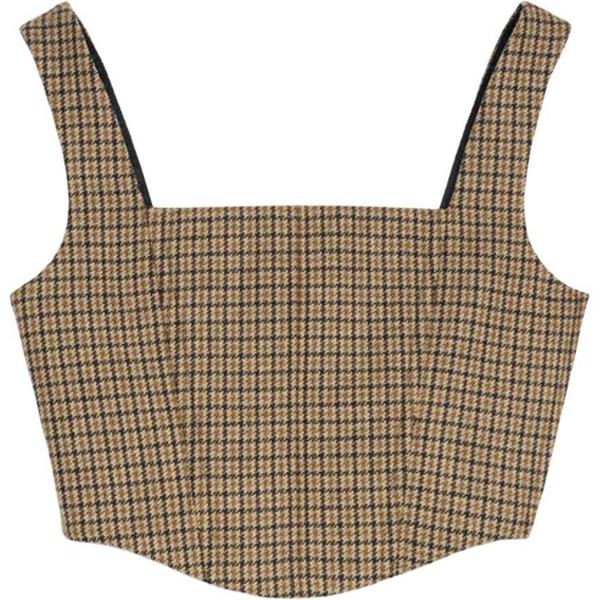 CELINE CELINE Camisole Strapless Top Women's Brown