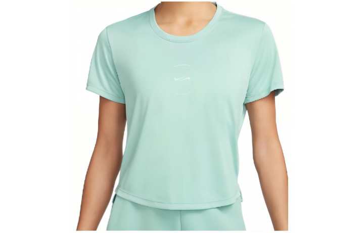 Nike Nike T Shirts Women's Light Green Crew Neck Moderate Straight Fit