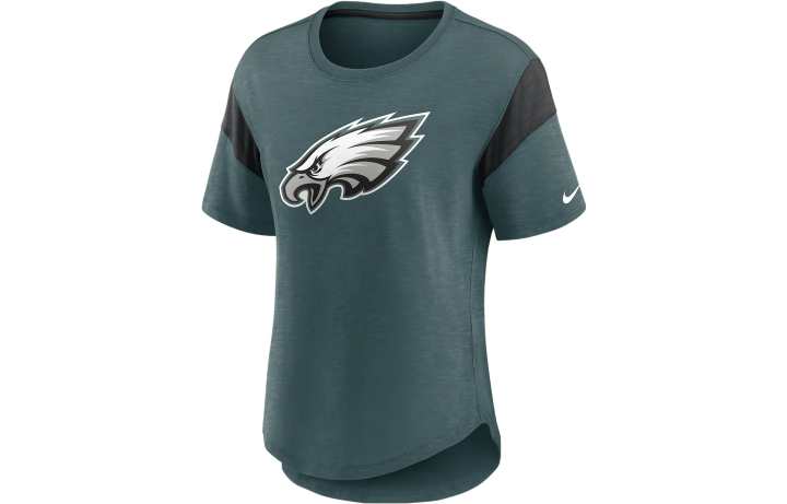 Nike Nike T Shirts Women's Dark Cyan Crew Neck Moderate Straight Fit