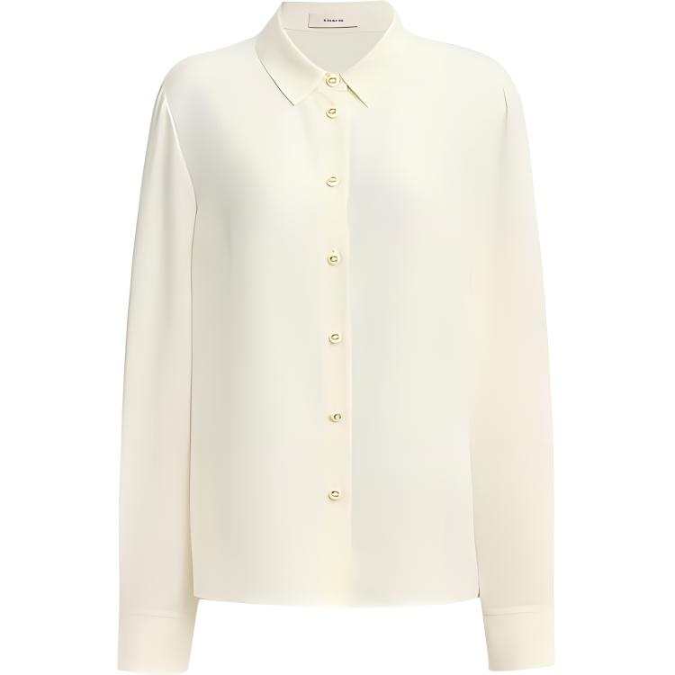COACH COACH Shirts Women's White Lapel Moderate Other
