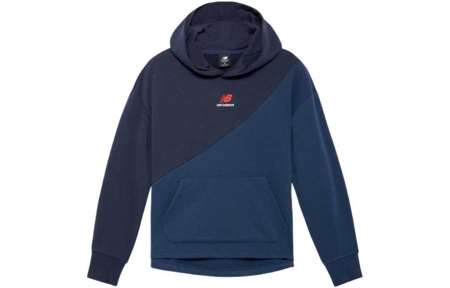 New Balance New Balance R.W.Tech Heat Loft Sweatshirts Women's Blue Hooded Non Detachable Moderate