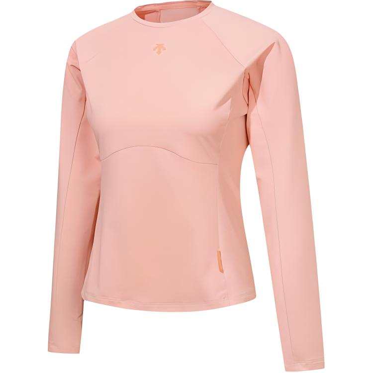 DESCENTE T Shirts Women's Crew Neck Moderate Other