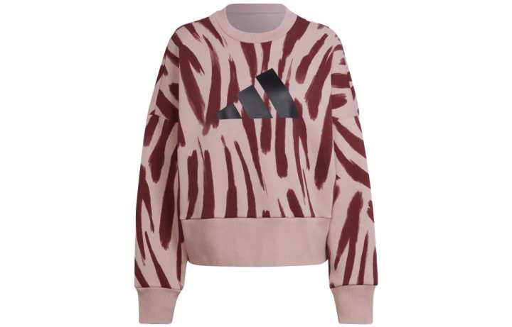 Adidas Adidas Sweatshirts Women's Pink Crew Neck Moderate Regular