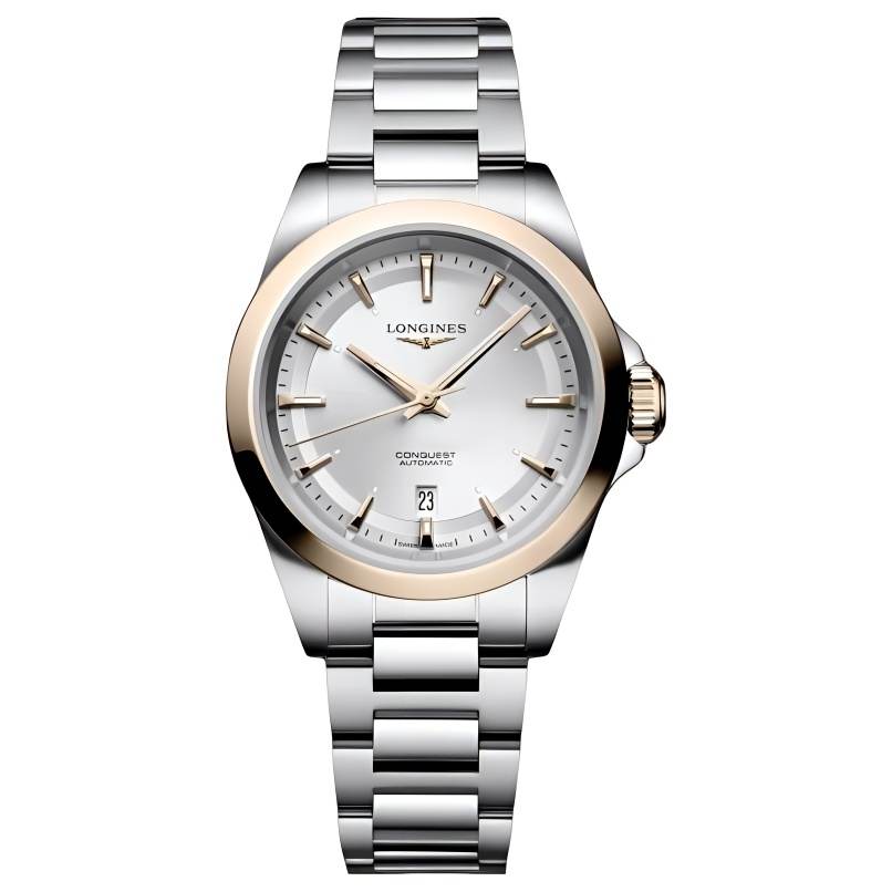 LONGINES Kangcai Joy Collection Automatic Mechanical Movement Women's Watch 30mm Silver Dial