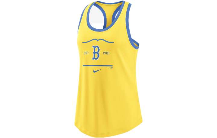Nike Nike T Shirts Women's Yellow U Neck Moderate Other