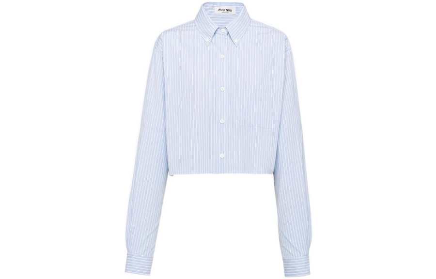 MIU MIU SS23 Shirt Women's Light Blue
