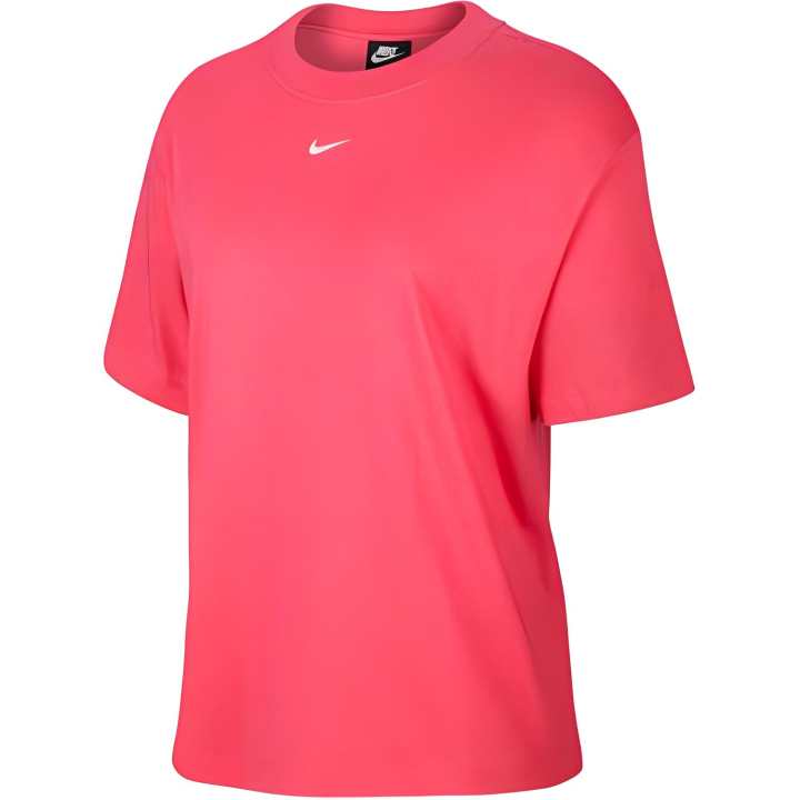 Nike Nike Sportswear Essentials Dri Fit T Shirt Women's Rose Red