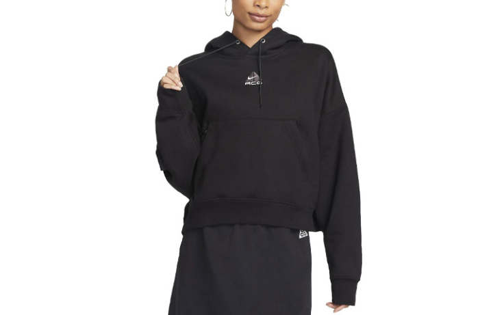 Nike Nike Sweatshirts Women's Dark Smoke Gray Hooded Moderate Regular