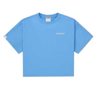 Discovery Expedition Drop Shoulder Sleeve T Shirt Women's Blue