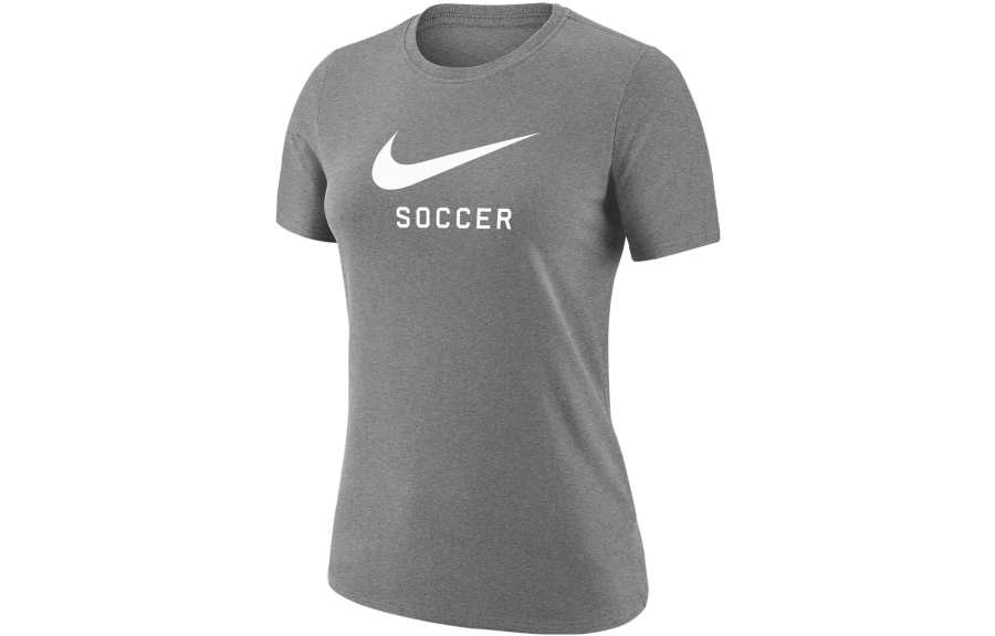Nike Nike T Shirts Women's Dark Gray Crew Neck Moderate Other