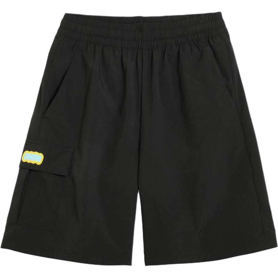 PUMA WOVEN SHORTSgraphic PT Casual Shorts Men's Black 01