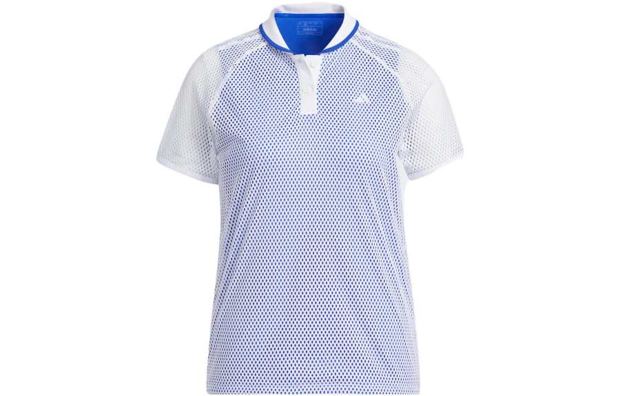 Adidas Adidas Polo Shirts Women's Blue Polo Collar Moderate Other