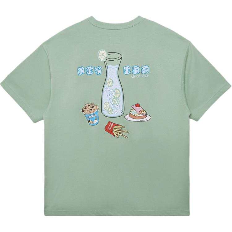 New Era Drop Shoulder Sleeve T Shirt Women's Green