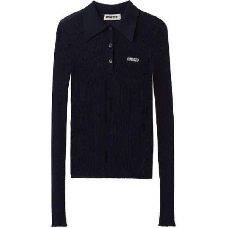 Miu Miu cashmere polo shirt