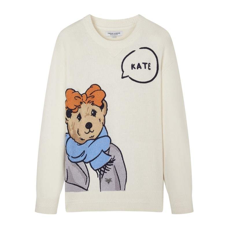 Teenie Weenie Cashmere Sweater Women's Ivory White