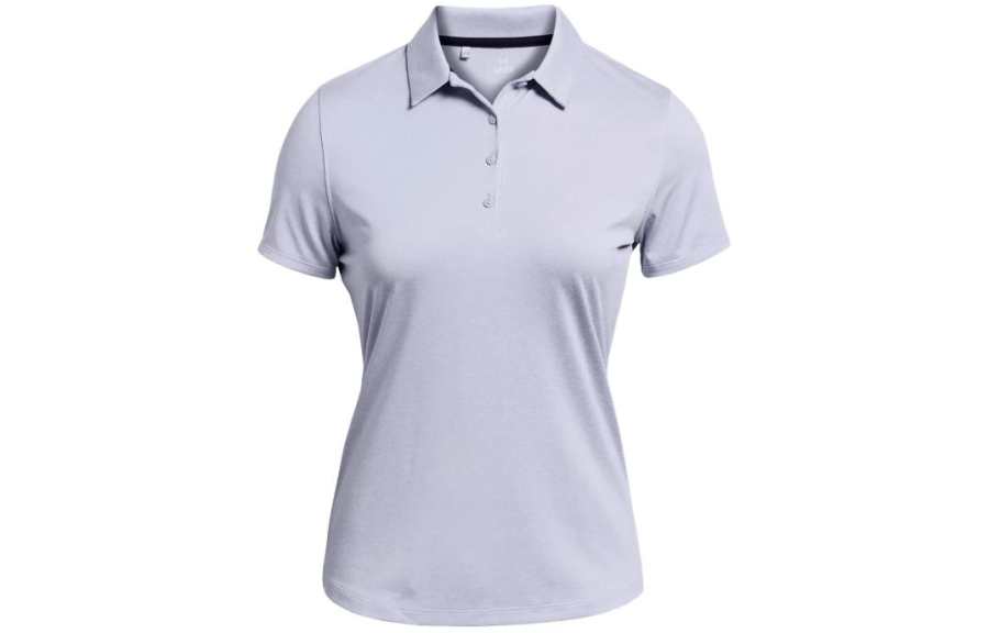 Under Armour Polo Shirt Women's Light Blue Purple
