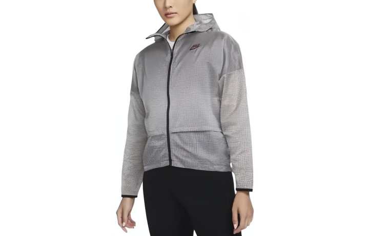 Nike Nike Jackets Women's Gray Hooded Moderate Other