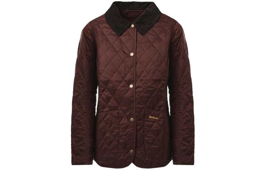 BARBOUR Barbour quilted corduroy-collar jacket