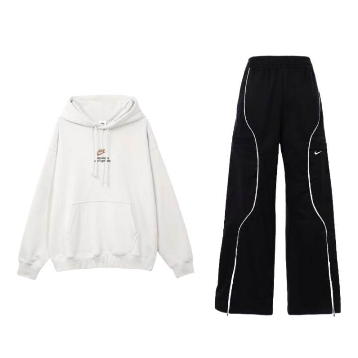 Nike Nike Sweatshirt Sets Unisex Hooded Moderate