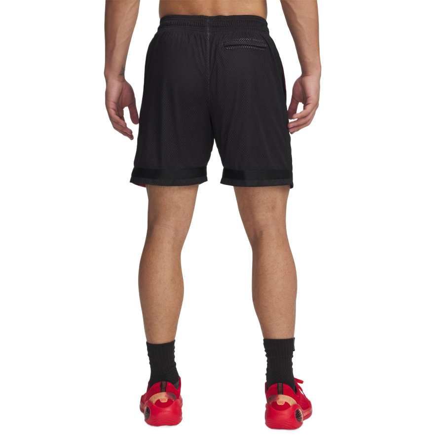 Under Armour Casual Shorts Men's Black Red 001