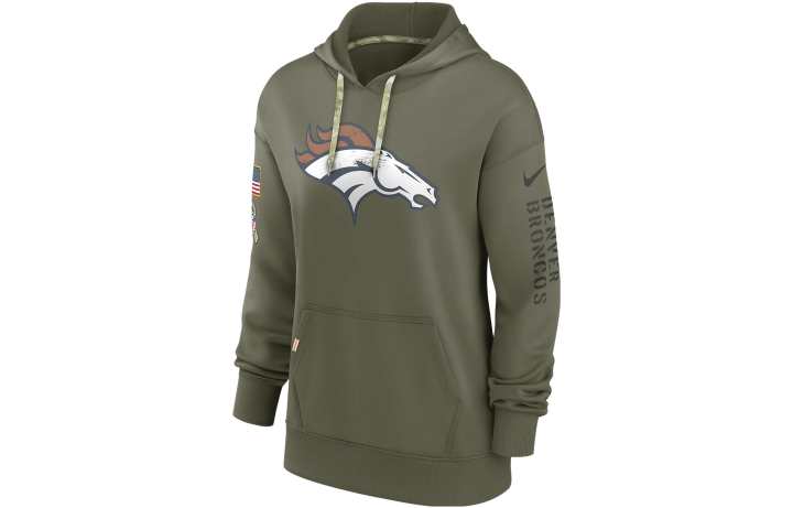 Nike Nike Sweatshirts Women's Olive Green Crew Neck Moderate Regular