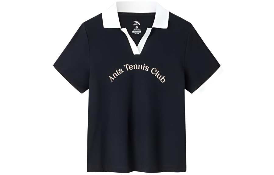 Anta Polo Shirt Women's Basic Black