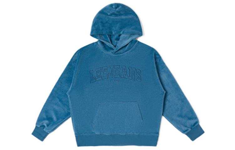 Lee Lee Sweatshirts Women's Peacock Blue Hooded Moderate Other