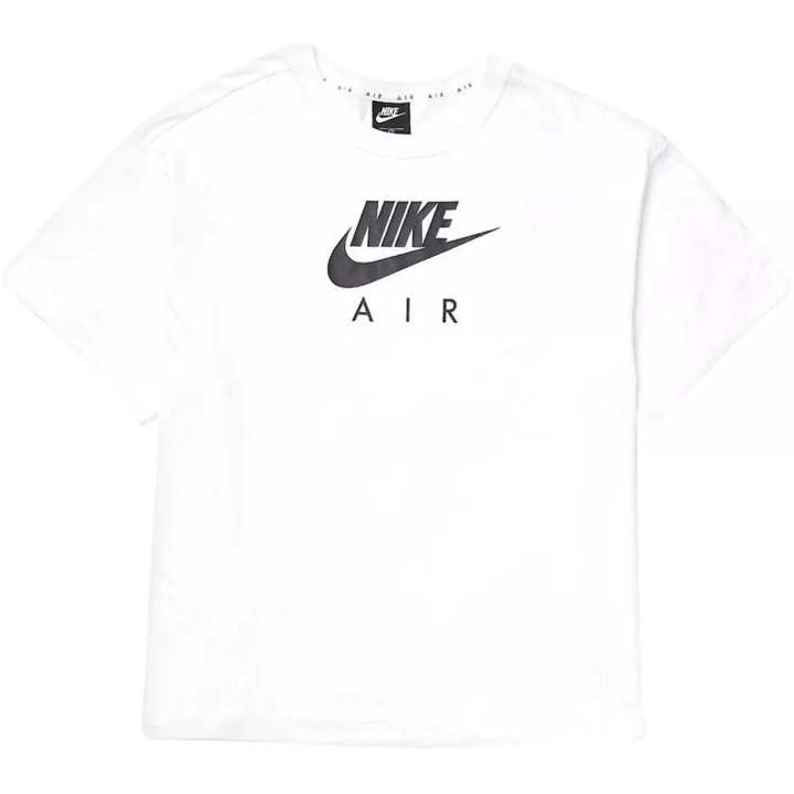 Nike Nike T Shirts Women's White Crew Neck Moderate Straight Fit