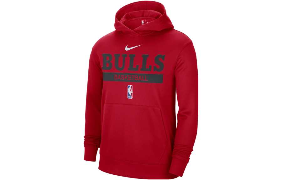 Nike Nike Nba Chicago Bulls Spotlight Dri Fit Hoodie Red