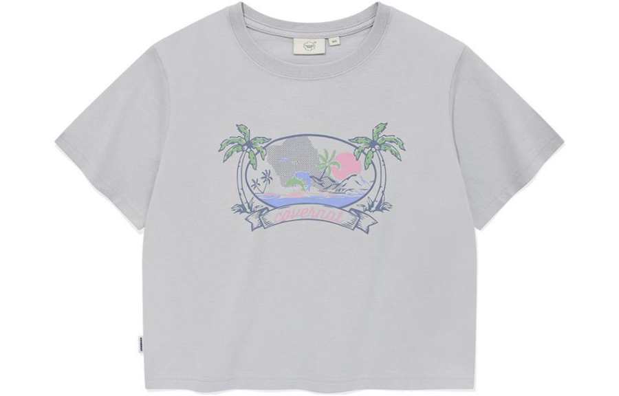 COVERNAT Drop Shoulder Sleeve T Shirt Women's