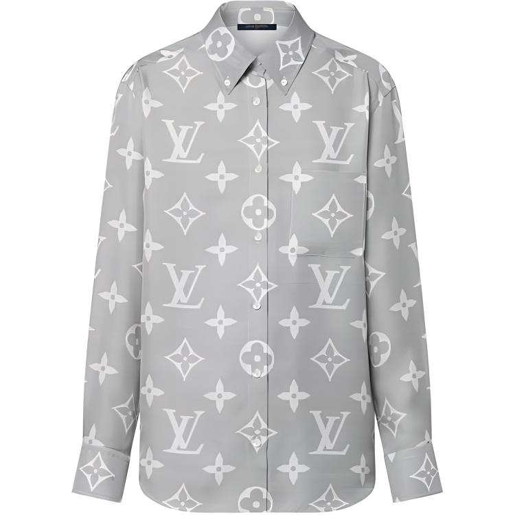 LOUIS VUITTON FLIGHT MODE FW22 Shirt Women's Gray