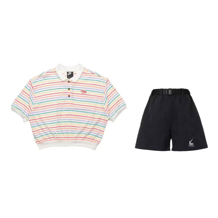 Nike Nike Casual Sportswear Unisex Polo Collar Moderate