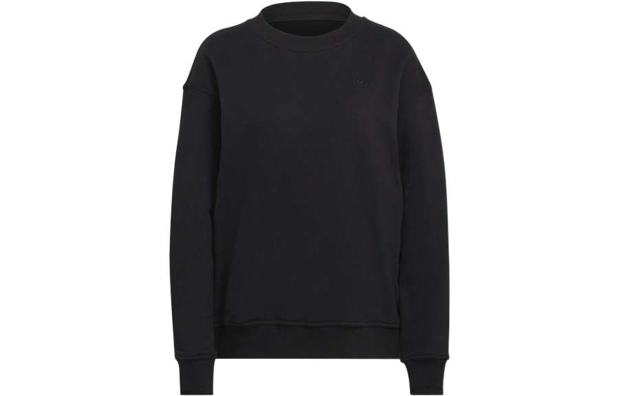 Adidas Originals Sweatshirts Women's Black Crew Neck Moderate Regular