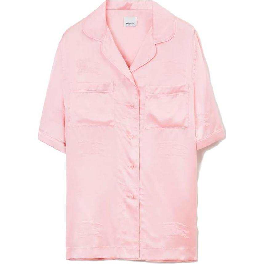 Burberry 【Previous Season】EKD jacquard silk pyjama shirt