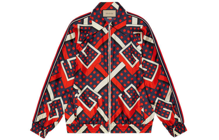 GUCCI 【Previous Season】G dot labyrinth print jacket