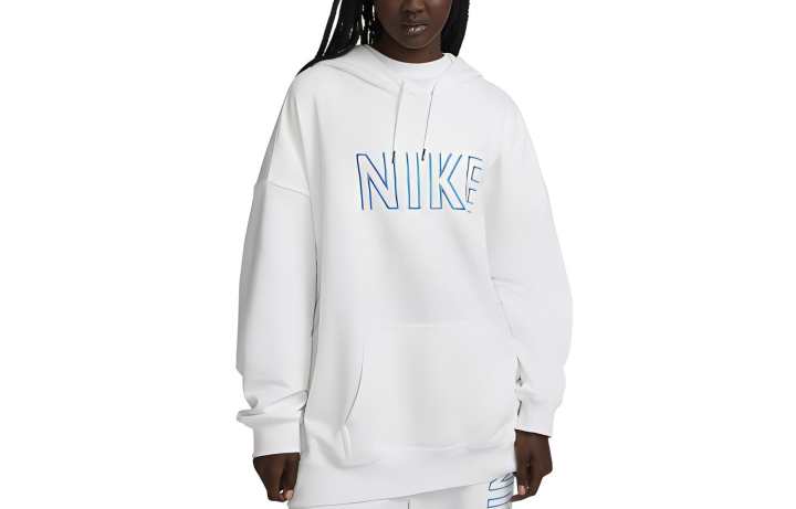Nike Nike Sweatshirts Women's White Hooded Moderate Regular