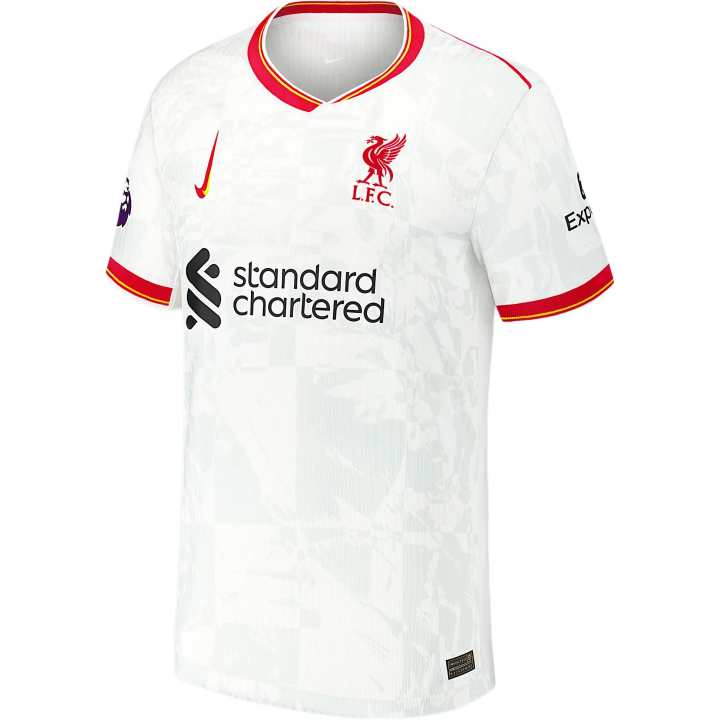 Nike Nike Liverpool FW24 Virgil Van Dijk 2024/25 Match Third Soccer Jersey Men's White