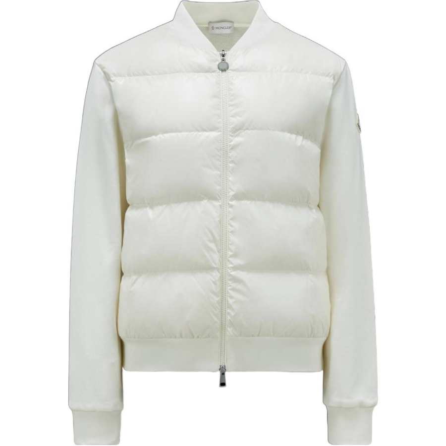 Moncler Knitwear Women's White Moderate Cardigan