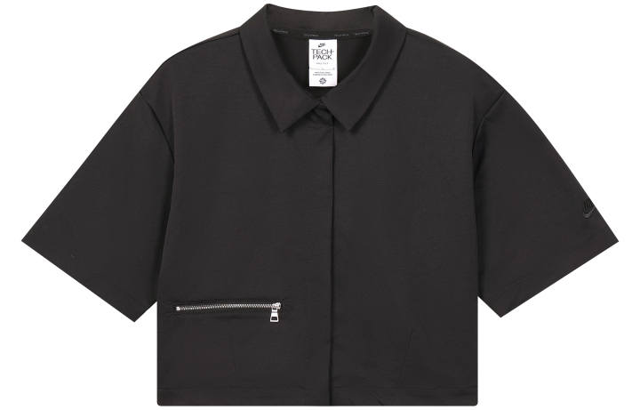 Nike Nike Shirts Women's Black Lapel Moderate Shirt